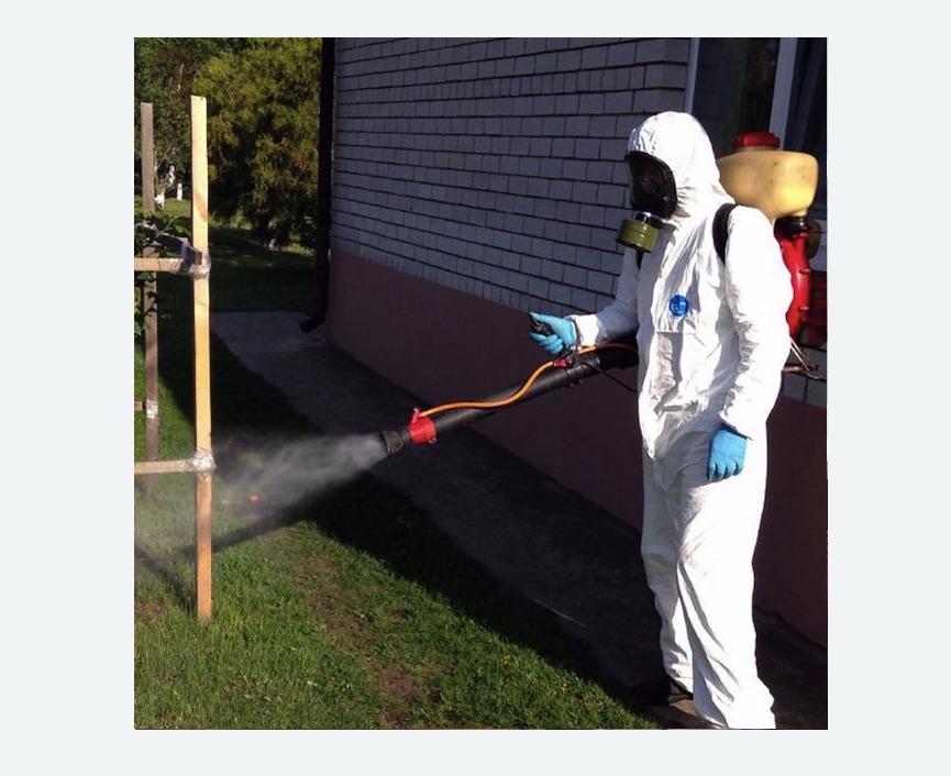 травля клещей на участке в Кирсанове