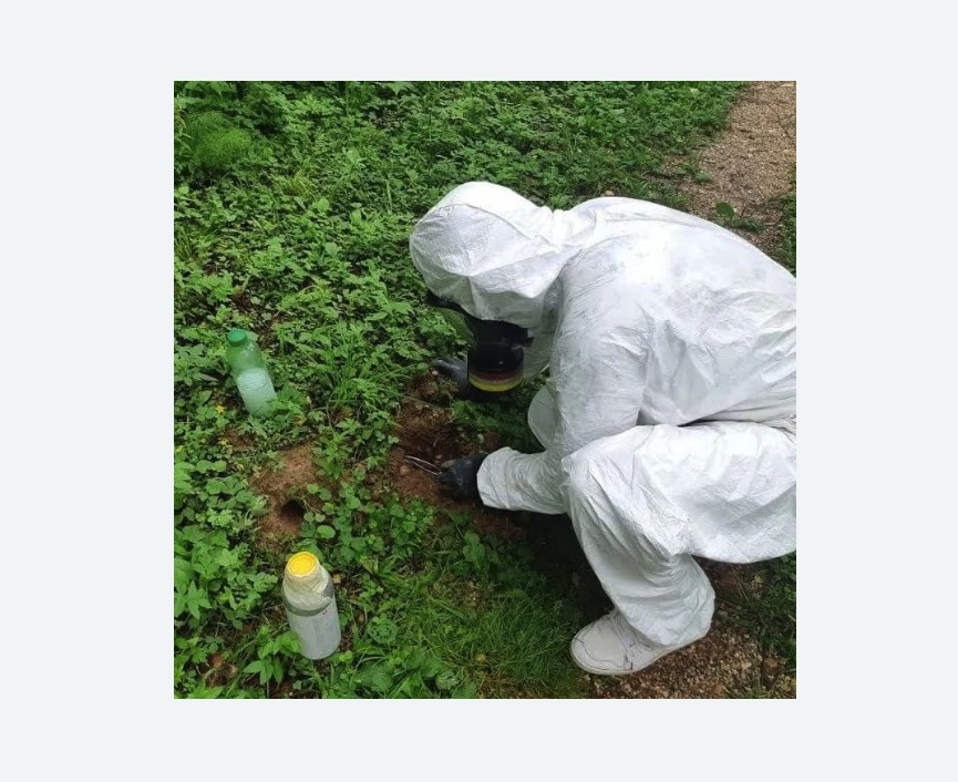 уничтожение кротов на участке в Кирсанове